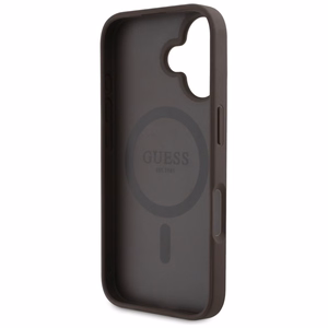 Guess 4G Circle Classic Logo MagSafe ümbris jaoks iPhone 16 - brown