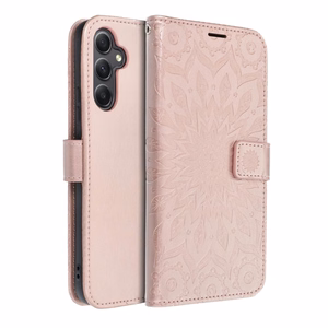 MEZZO Book ümbris jaoks SAMSUNG A34 5G mandala rose kuldne