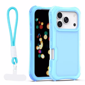 Safepop чехол с ремешком для iPhone 17 Pro Max 6,9" синий