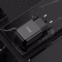 Phone Laadija Hoco USB A 2A 10W + Kaabel USB A to USB C N2 must