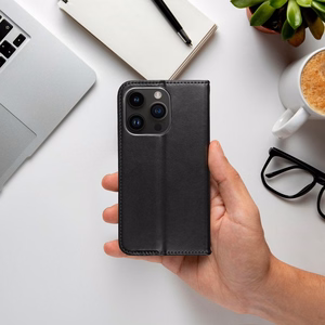 SMART MAGNETO Book Ümbris jaoks IPHONE 15 Pro must