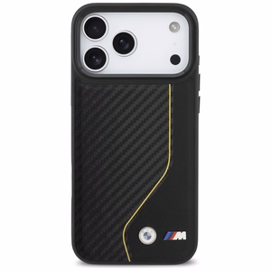 BMW M Carbon Line & Logo MagSafe Ümbris jaoks iPhone 17 Pro Max - Kollane