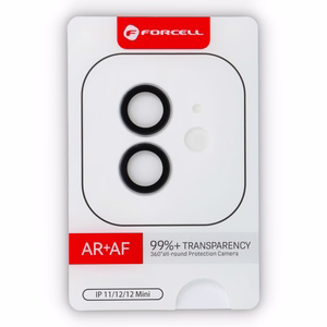 Camera glass to iPhone 12 / 12 Mini Forcell Premium silver