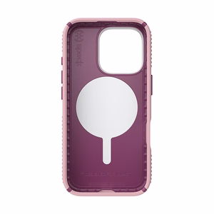 Speck Presidio2 Grip ClickLock & MagSafe ümbris seadmele iPhone 16 Pro, Wednesday Pink / Boysenberry Purple / valge