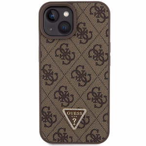 Guess GUHCP15MP4TDSCPW iPhone 15 Plus 6.7" brown/brown hardcase Crossbody 4G Metal Logo