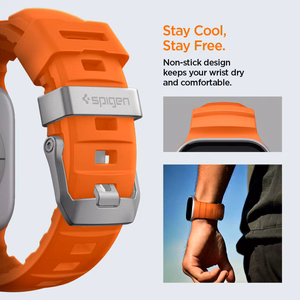 SPIGEN WBS2 rihm APPLE WATCH 8 / 9 / 10 / 11 / SE / ULTRA (44 / 45 / 46 / 49 MM) oranž
