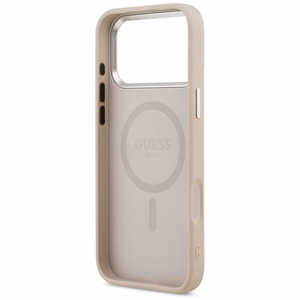 GUESS ümbris jaoks IPHONE 17 Pro compatible with MagSafe GUHMP17LPSDTSCMP (PU W/ Triangle Logo) roosa
