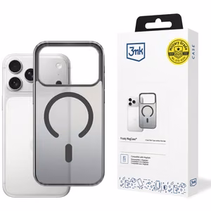 Ümbris 3mk Frosty MagCase Apple iPhone 17 Pro Max must