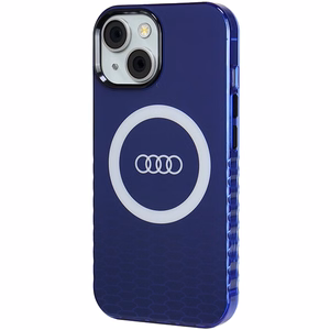 Audi IML Big Logo MagSafe ümbris jaoks iPhone 15 / 14 / 13 - sinine