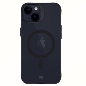 3mk Smoke MagCase with MagSafe jaoks iPhone 15 - semi-läbipaistev