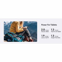 Powerbank Veger TCE130 (W2503) PD 130W 25000 mAh with built-in Type C cables / Lightning must