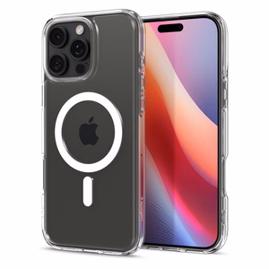 SPIGEN ümbris ULTRA HYBRID MAG compatible with MagSafe jaoks IPHONE 16 Pro Max valge