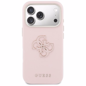 Guess HC PU FW RESIN LOGO PINK korpus iPhone 17 Pro Max 6,9"