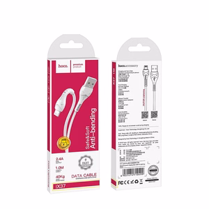 USB cable Hoco X37 Cool Power Lightning 1.0m white