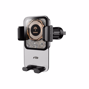 Dudao F19 clamp car hoidja with 15W inductive laadija - must