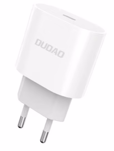 Laadija Dudao (A8SEU) USB-C (Type-C) 2.4A (20W) valge