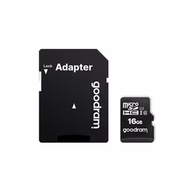 Memory card Goodram microSD 16Gb (class 10)+SD adapter