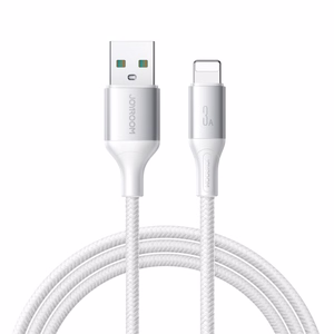 Joyroom S-A28 Flash Series 3A USB-A - Lightning kaabel 1m - valge
