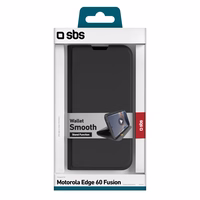 SBS Rahakott Smooth ümbris for Motorola Edge 60 Fusion with flap - must