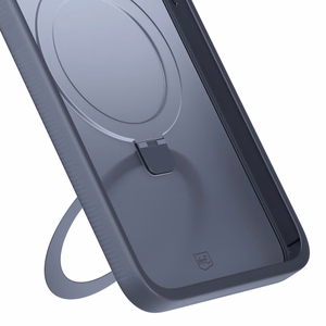 3mk Smoke Ümbris Mag&Stand jaoks Apple iPhone 16E - must