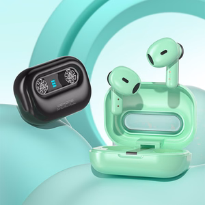 WEKOME VA06 Vanguard Series Bluetooth 5.2 TWS juhtmevabad kõrvaklapid laadimiskarbiga, rohelised