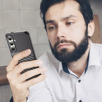 Thunder Ümbris jaoks Samsung Galaxy S24 FE Silicone Armored Cover - must