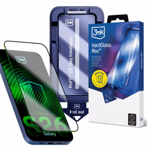 3mk HardGlass Max karastatud klaas Samsung Galaxy S26 jaoks