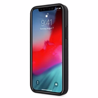 Ferrari FEHQUHCP12LBK iPhone 12 Pro Max 6.7" must/must kõvakott Off Track Quilted