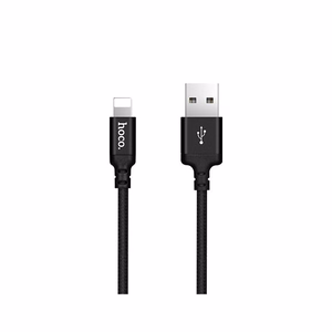 Кабель USB A на Lightning Hoco 2A 2 м X14 чёрный