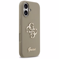GUESS ümbris jaoks IPHONE 17 GUHCP17SSC4GSMW (Silicone W/ Big 4G Script) brown