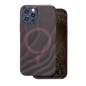 Tecto Shield Desert Mag ümbris mudelile iPhone 12 / 12 Pro 6,1", mahagonivärvi