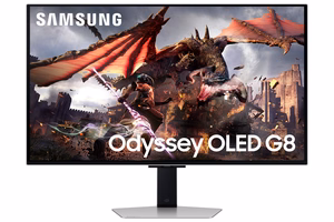 Samsung G80SD monitor 81,3 cm (32") 3840 x 2160 pikslit 4K Ultra HD OLED hõbedane