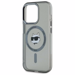 Karl Lagerfeld KLHMP15LHLSCHK iPhone 15 Pro 6.1" must/must hardcase IML Metal Choupette Head MagSafe