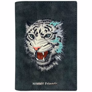 Nimmy Raptor Tiger Passport/Wallet Ümbris - Dark Hall