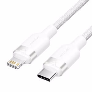 Kaabel USB-C Lightning-le 2m valge Vention