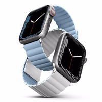 Uniq Revix rihm for Apple Watch 1/2/3/4/5/6/7/8/SE/SE2/Ultra 42/44/45/49mm - valge and sinine