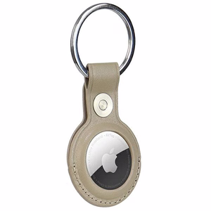 Audi Synthetic Leather AirTag ümbris - beige