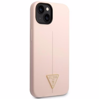Guess GUHCP14MSLTGP iPhone 14 Plus 6.7" roosa/roosa hardcase Silicone Triangle