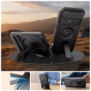 Tech-Protect Kevlar MagSafe Ümbris jaoks iPhone 17 Air - Must