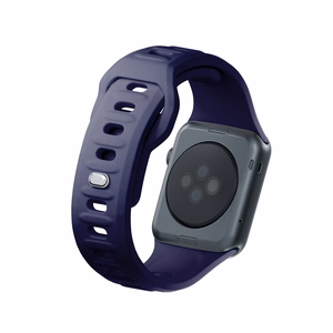3mk silikoonrihm Apple Watchile, 38/40/41/42 mm, ookeanisinine, väike suurus