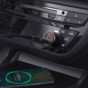 Car laadija Acefast B12 60W USB-C/USB-A must