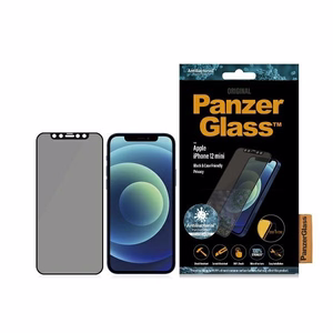 PanzerGlass E2E Super+ Microfracture antibacterial karastatud klaas jaoks iPhone 12 mini - with must raamiga