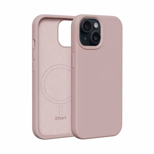 Etteri Silicone Mag чехол iPhone 13 6,1" светло-розовый
