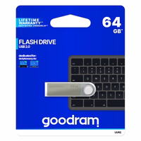 GOODRAM  UUN2 Pendrive - 64GB USB 2.0 SILVER
