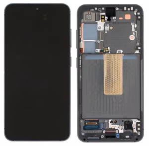 LCD screen Samsung S911 S23 5G koos touch screen ja frame Roheline original (service pack)