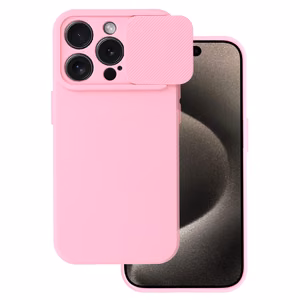 Camshield Soft jaoks Iphone 15 Pro Light roosa