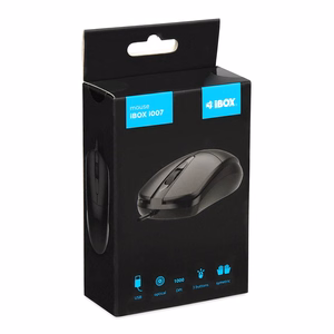 iBOX i010 Rook juhtmega optiline hiir, must