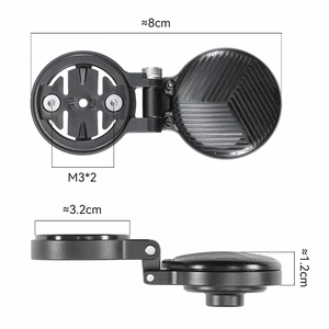 Rockbros WT-2 rattakompuutri hoidik AirTagi pesaga – must