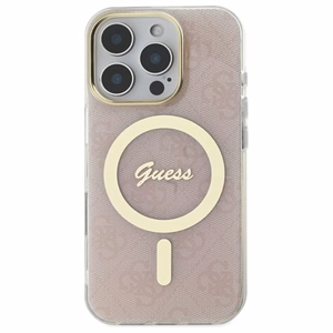 Guess IML 4G MagSafena iPhone 16 Pro Ümbris - roosa