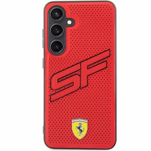 Ferrari Big SF Perforated ümbris jaoks Samsung Galaxy S24 - punane